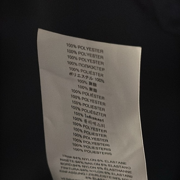 Michael Kors‎ Black Lace Grommet Mini Dress Long Sleeve Tie Front Size 8 Party - Picture 10 of 11